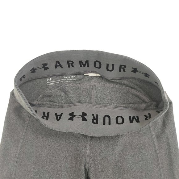 Under Armour Women's Small Gray Athletic Workout Capri Leggings - Picture 5 of 6